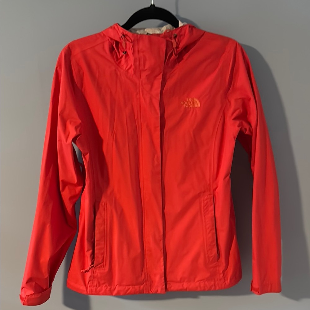 The North Face Red raincoat